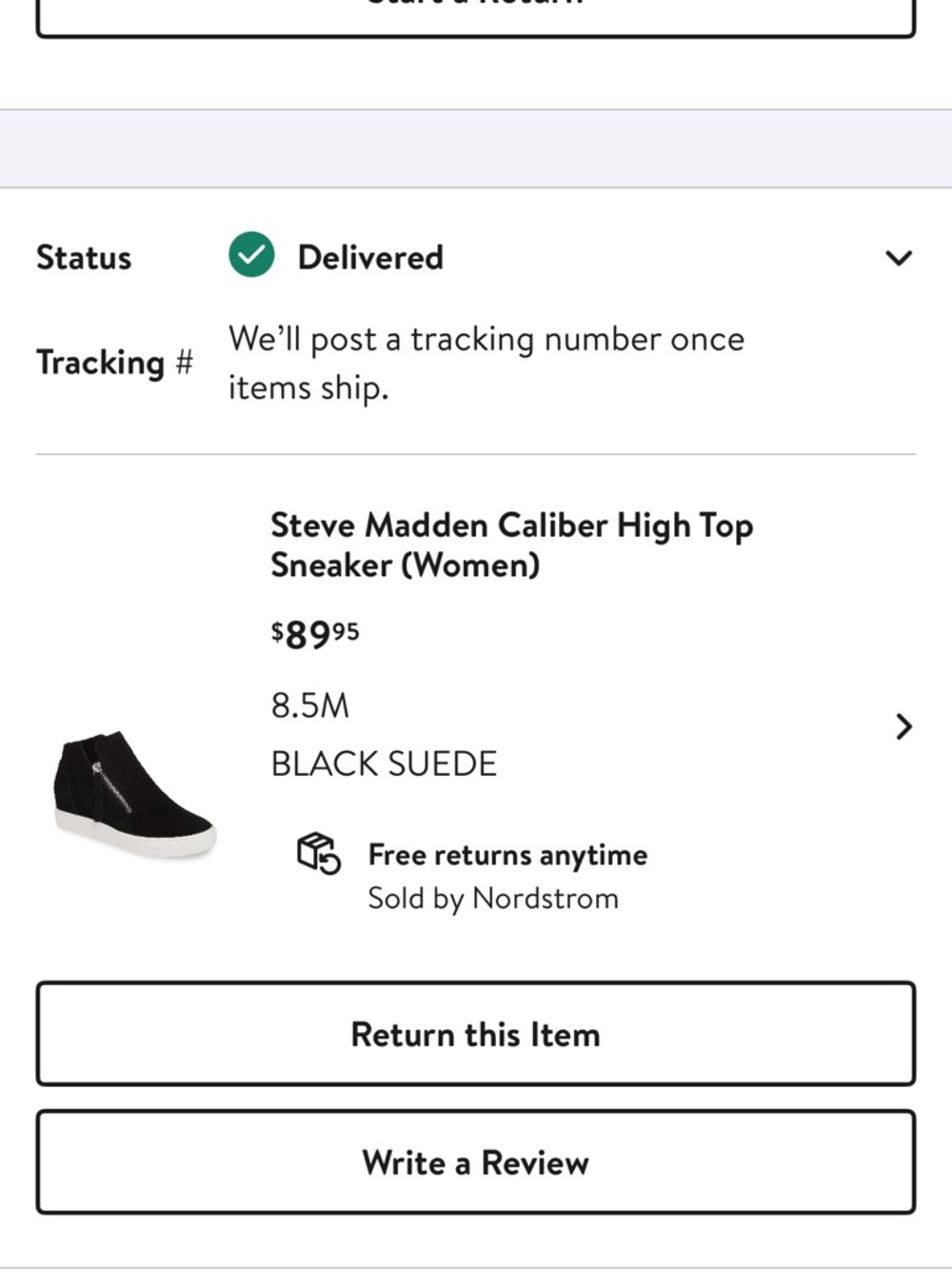 Steve Madden Caliber High Top Sneaker size 8.5 - Picture 11 of 12